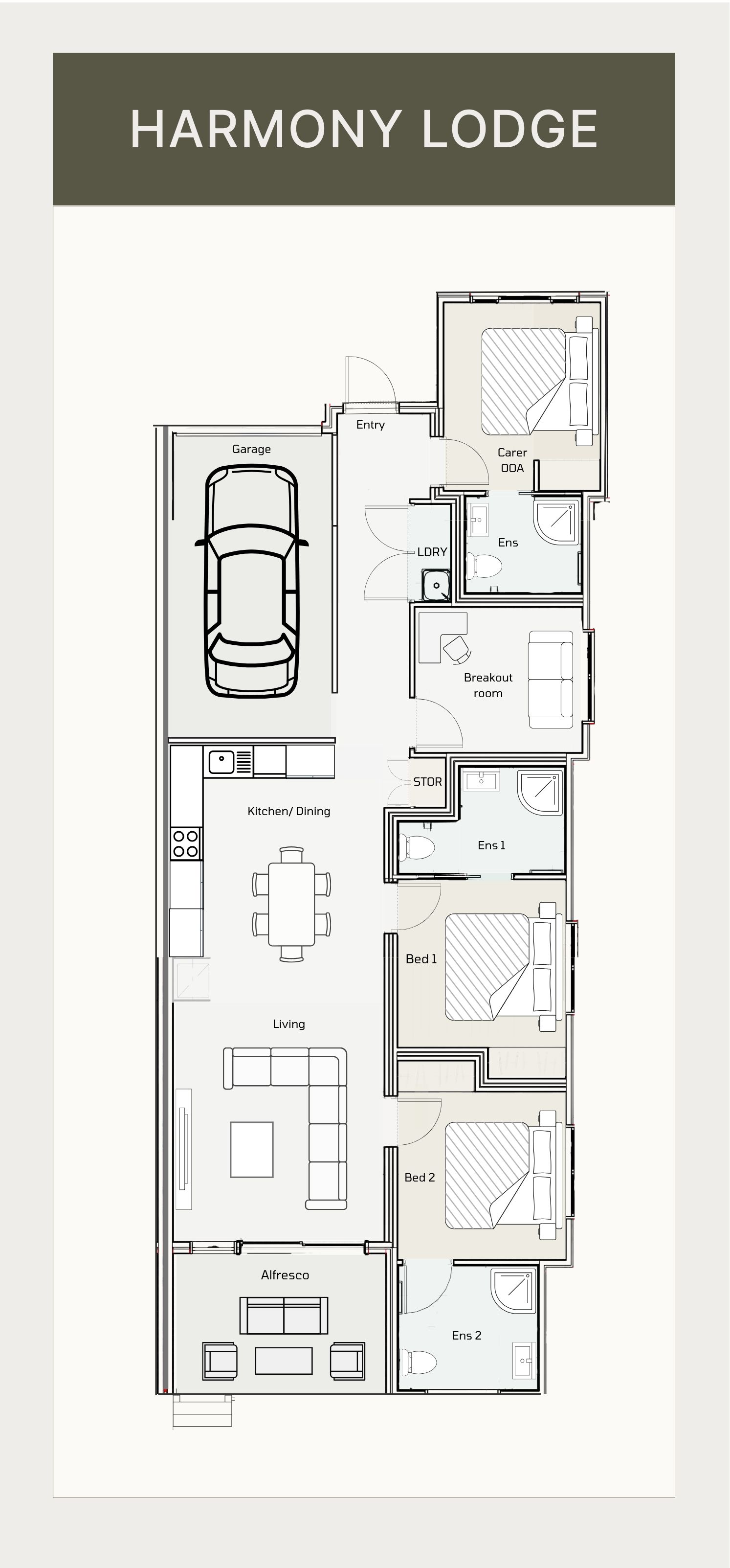 Harmony Lodge Floor Plan