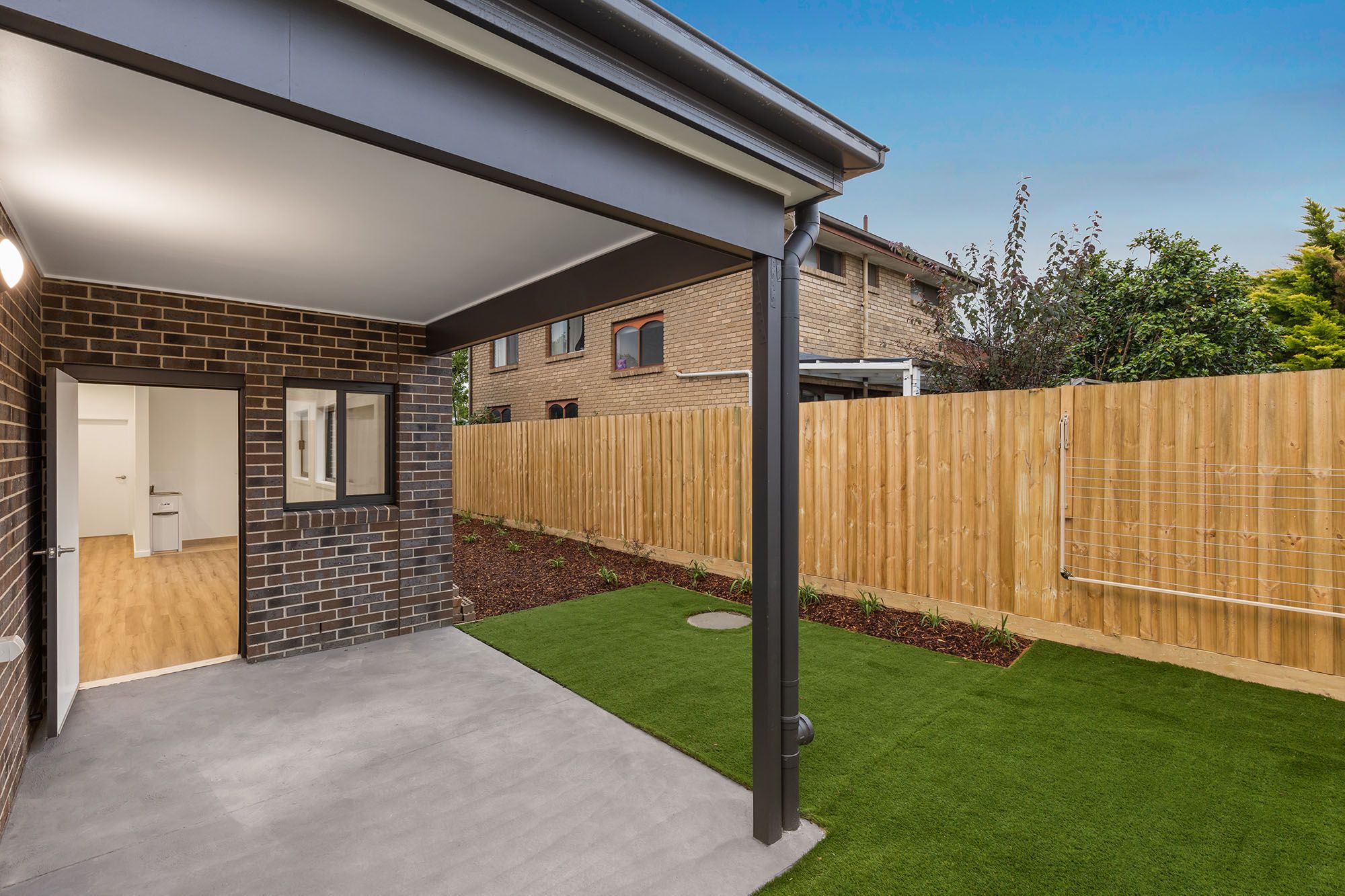 Rogers   Unit 4 Backyard 2 Dusk LR No Logo