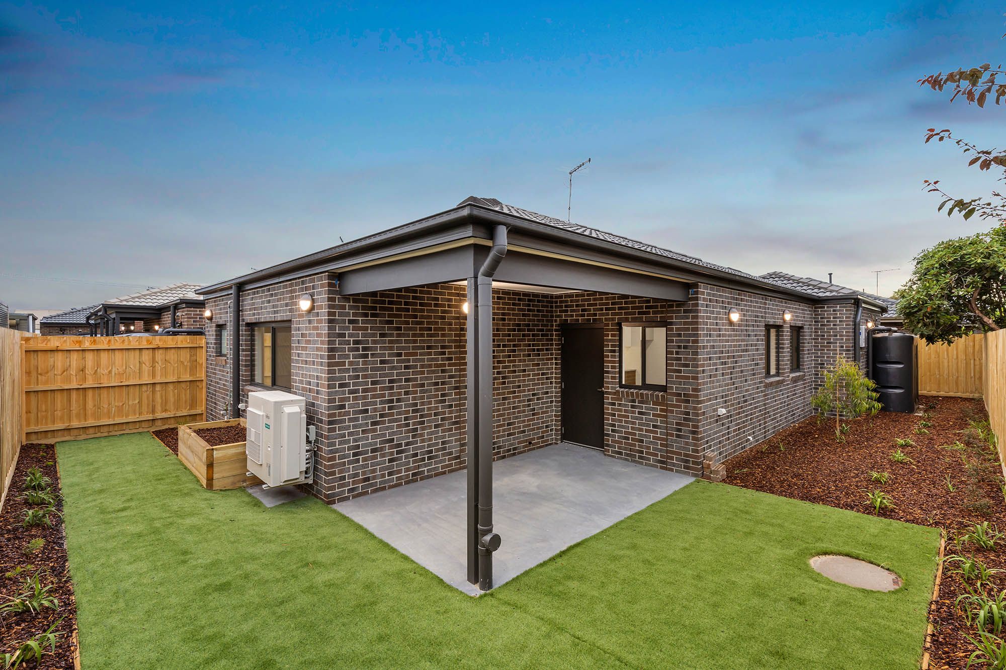 Rogers   Unit 4 Backyard 1 Dusk LR No Logo