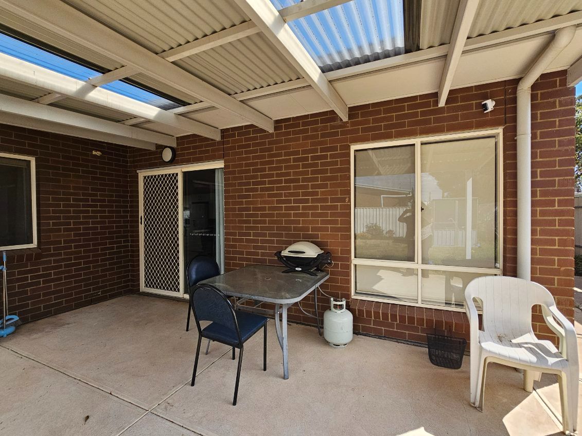 back yard under cover