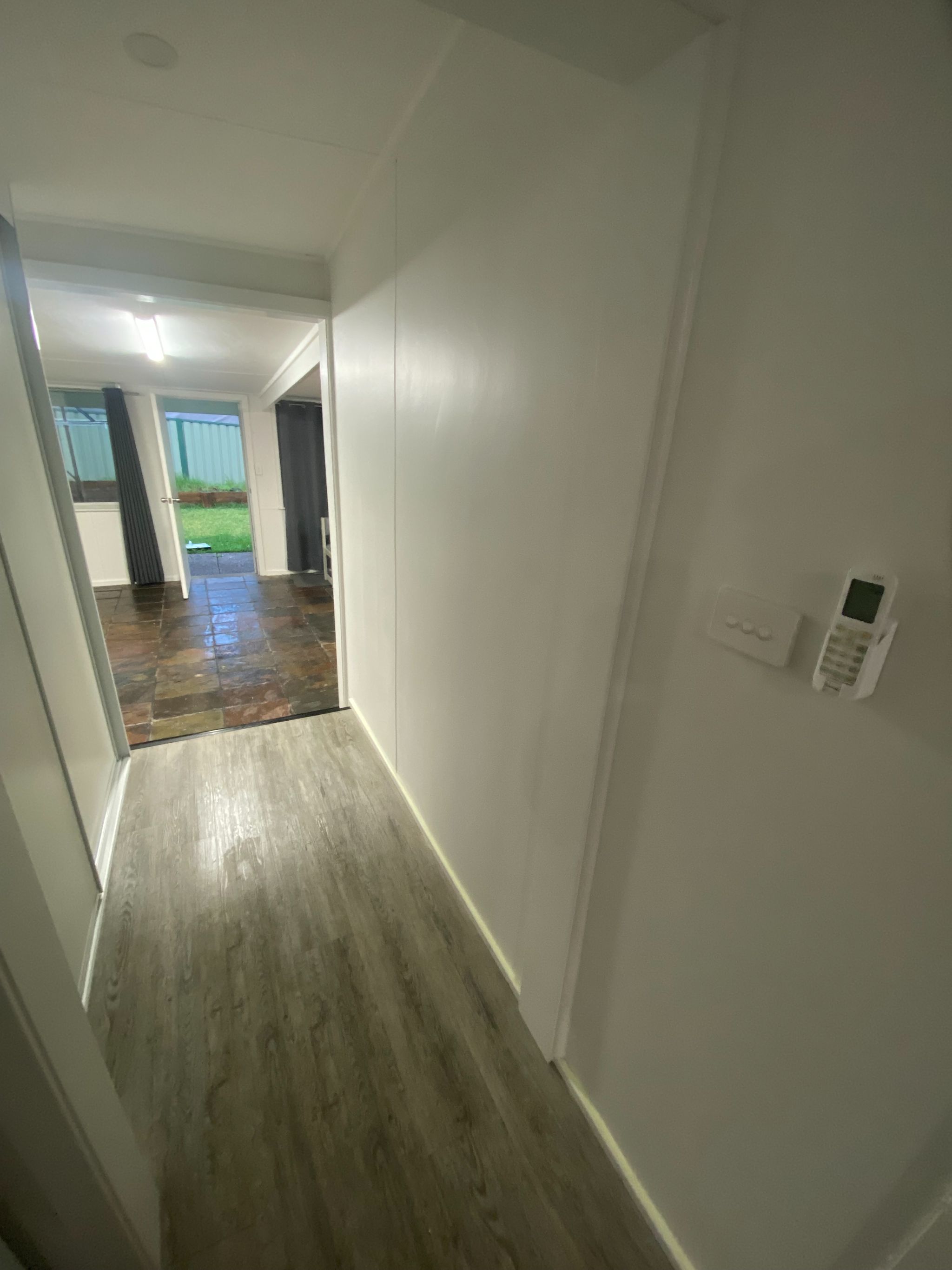 Hallway to back area