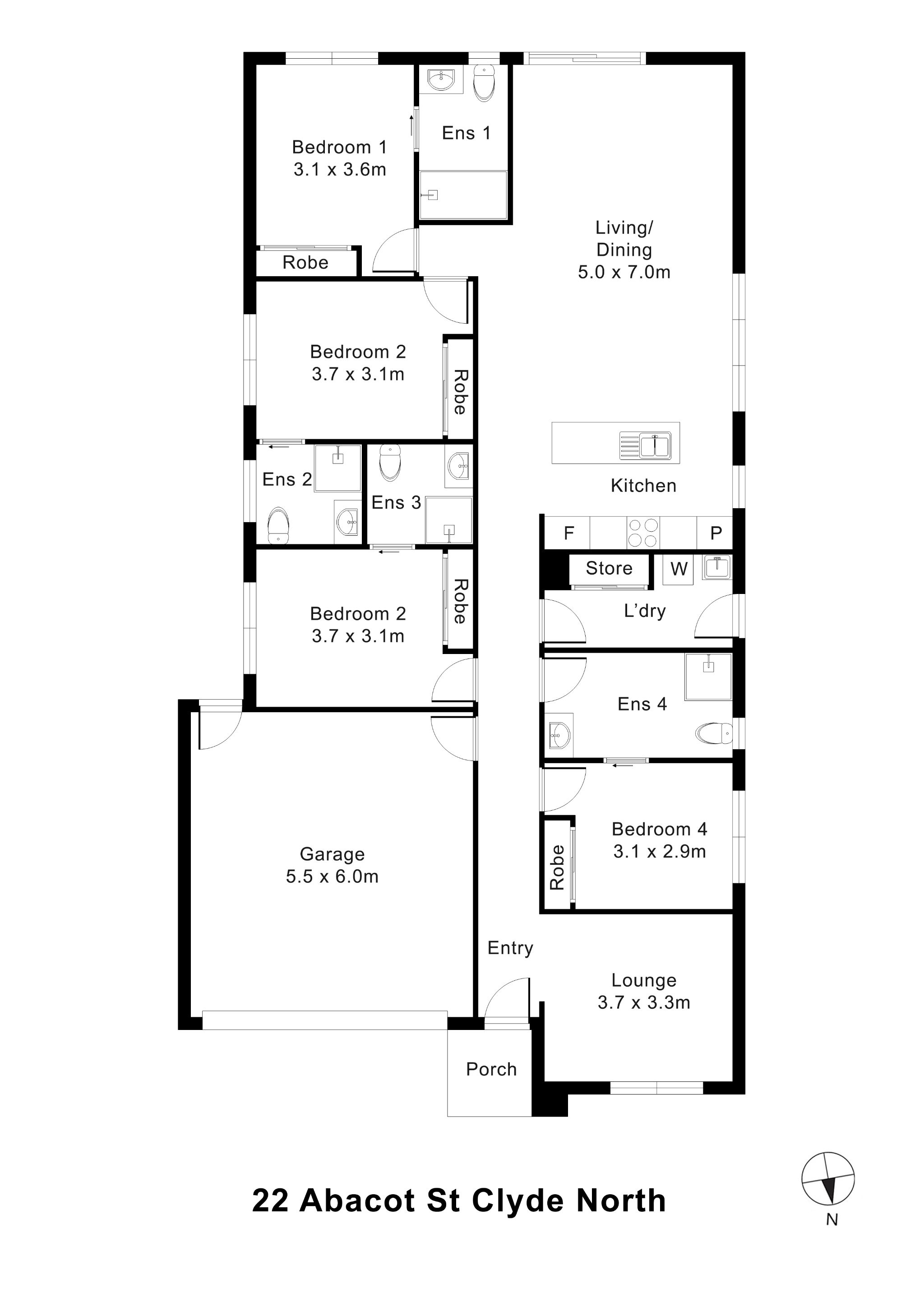 lot 314  no. 22 abacot street clyde north_2d