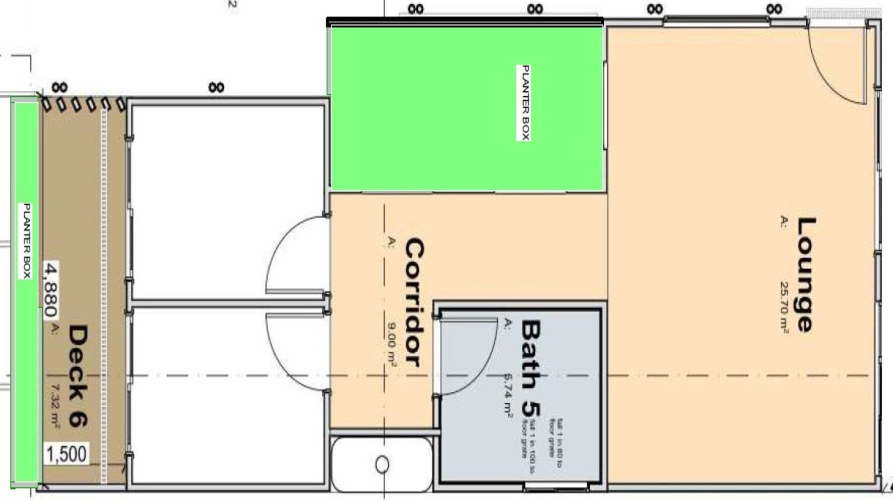 Unit 4 245 Beames Floor Plan  1)