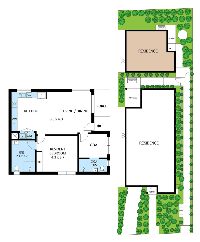 FloorplanEssendon North 1BR HPS LR