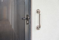 Marine Grade Stainless Steel Swinging Security Door LoRes