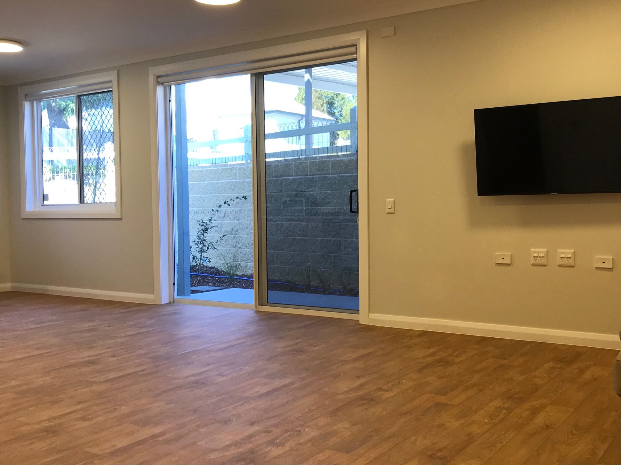 Common area with outside access