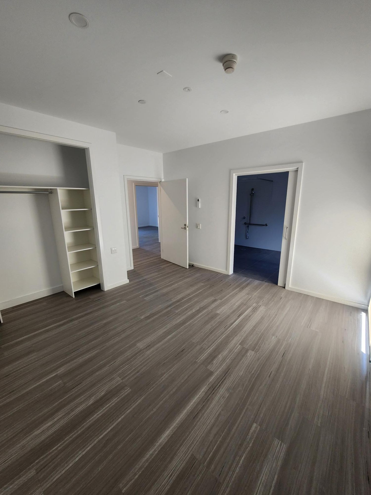 Bedroom 2 on left with bathroom