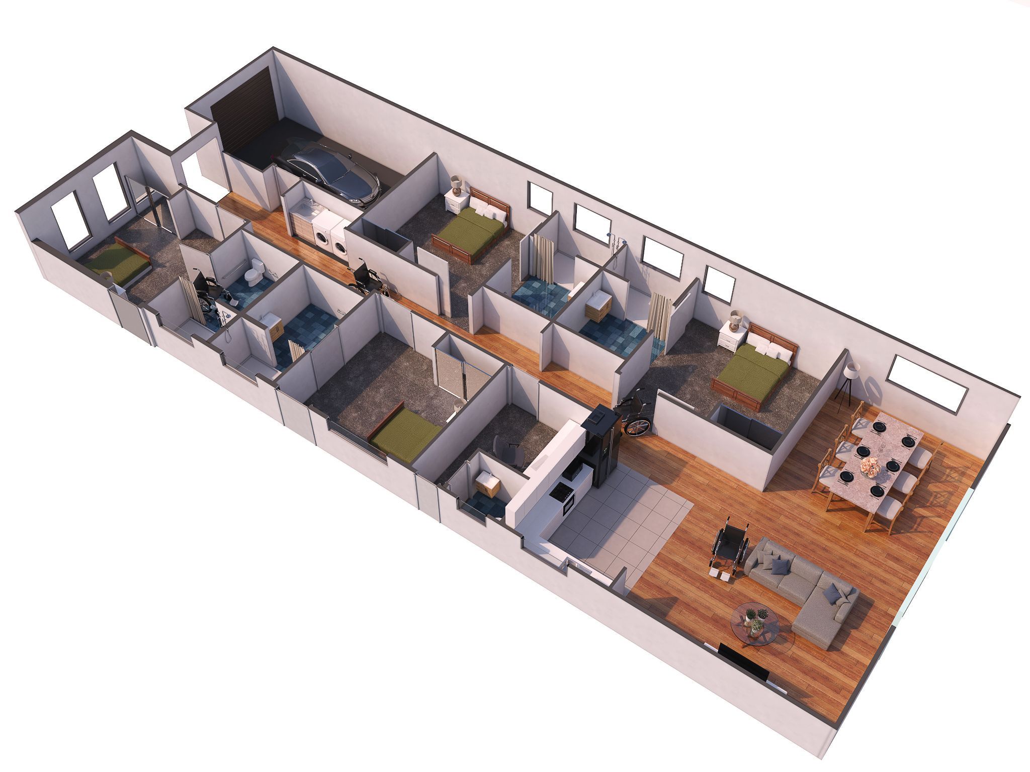 4 bedroom floor plan