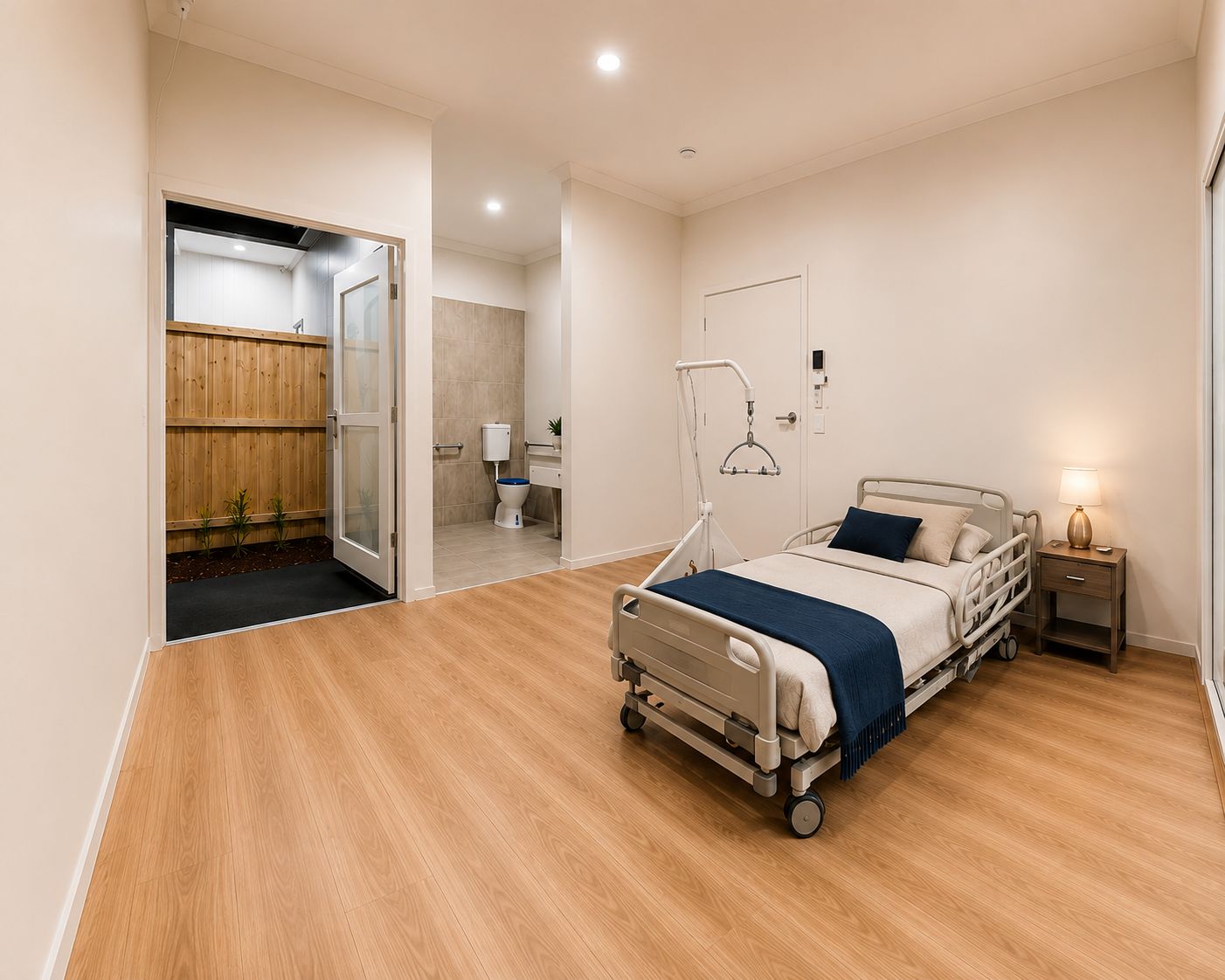 Bedroom with Outdoor Entry