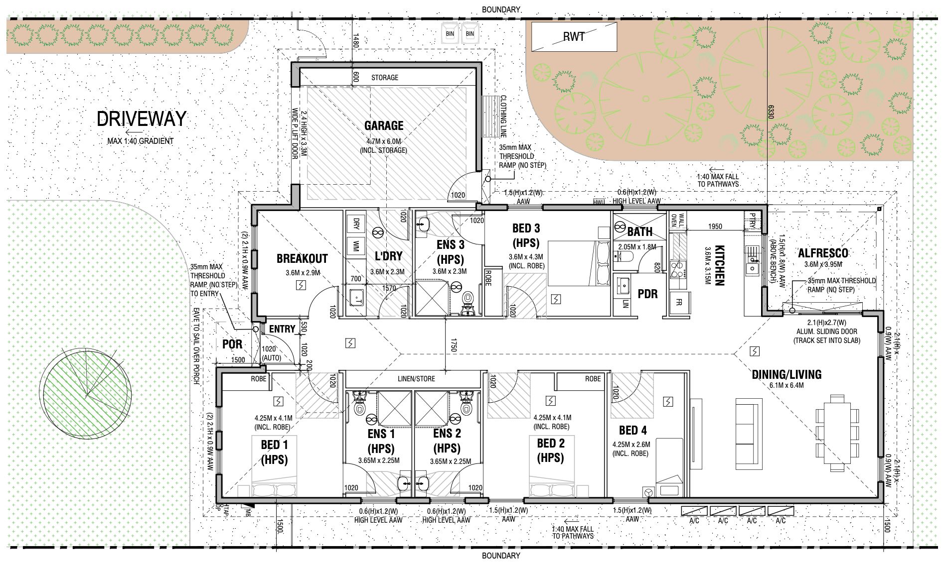 Grazier Street Murray Bridge SDA Floor Plan