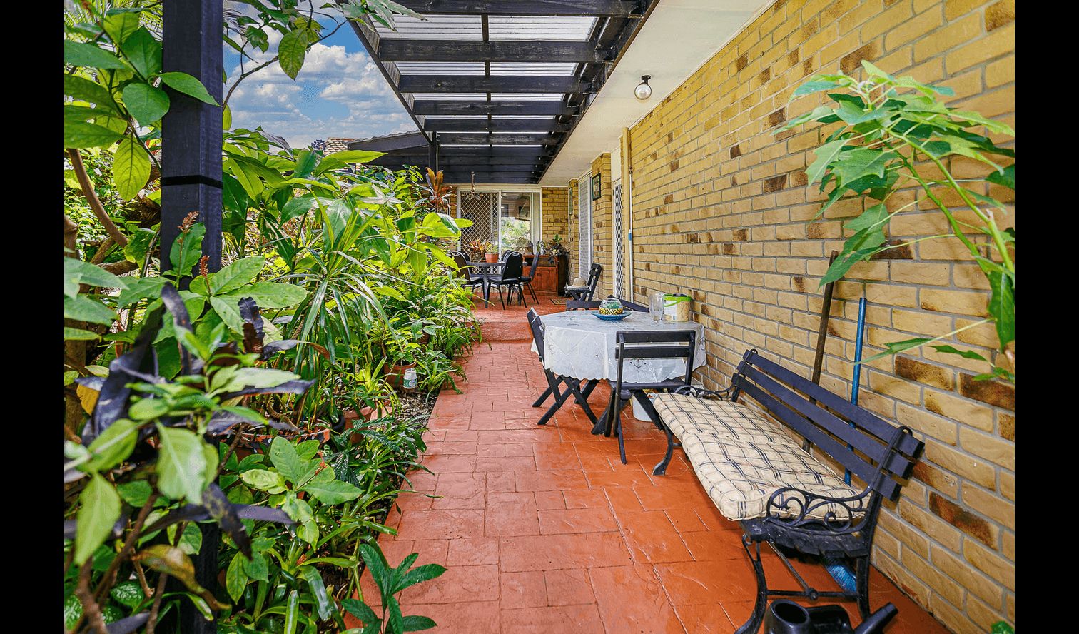 Backyard entrance