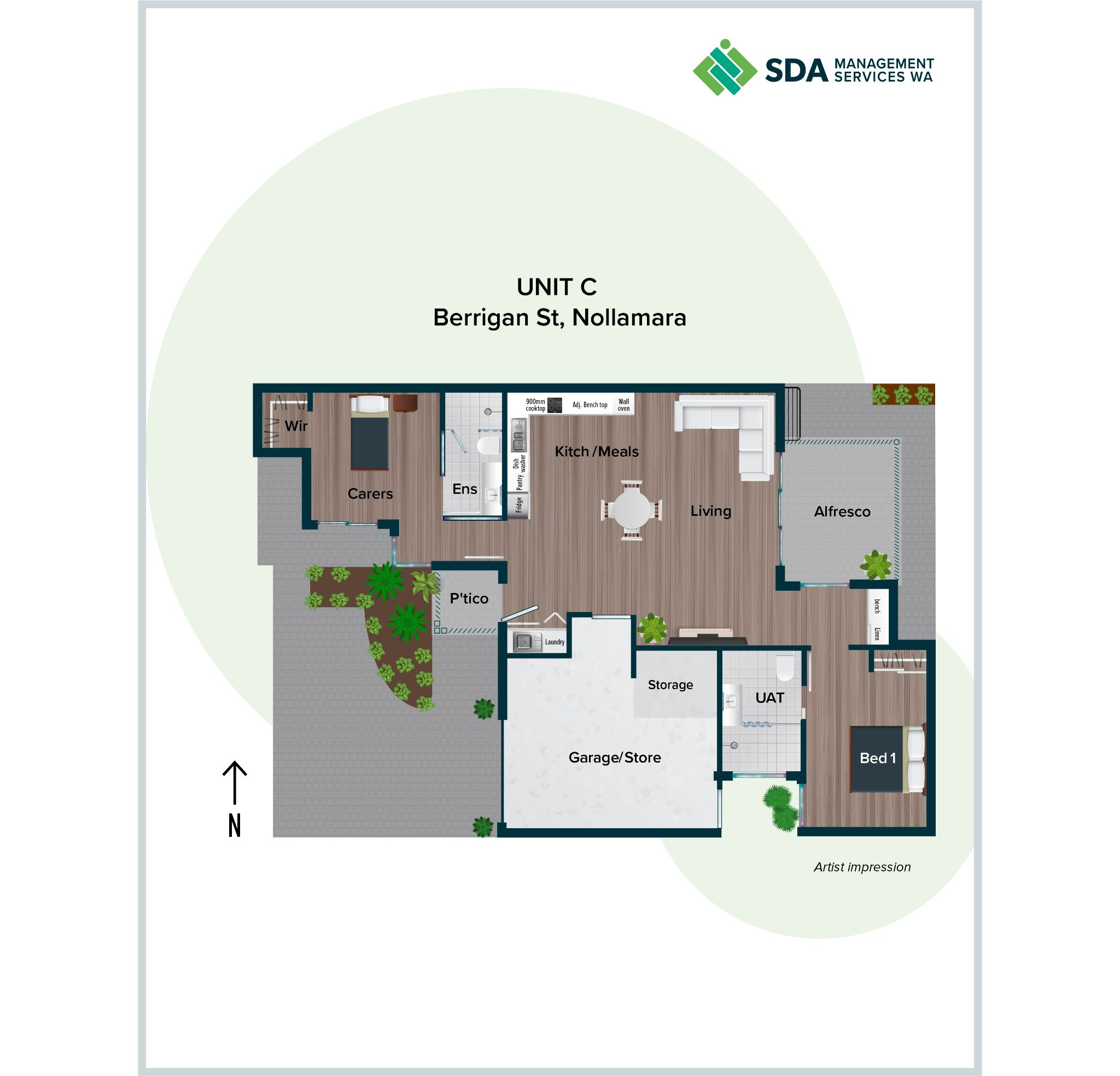 SDA Unit C_FLOORPLAN