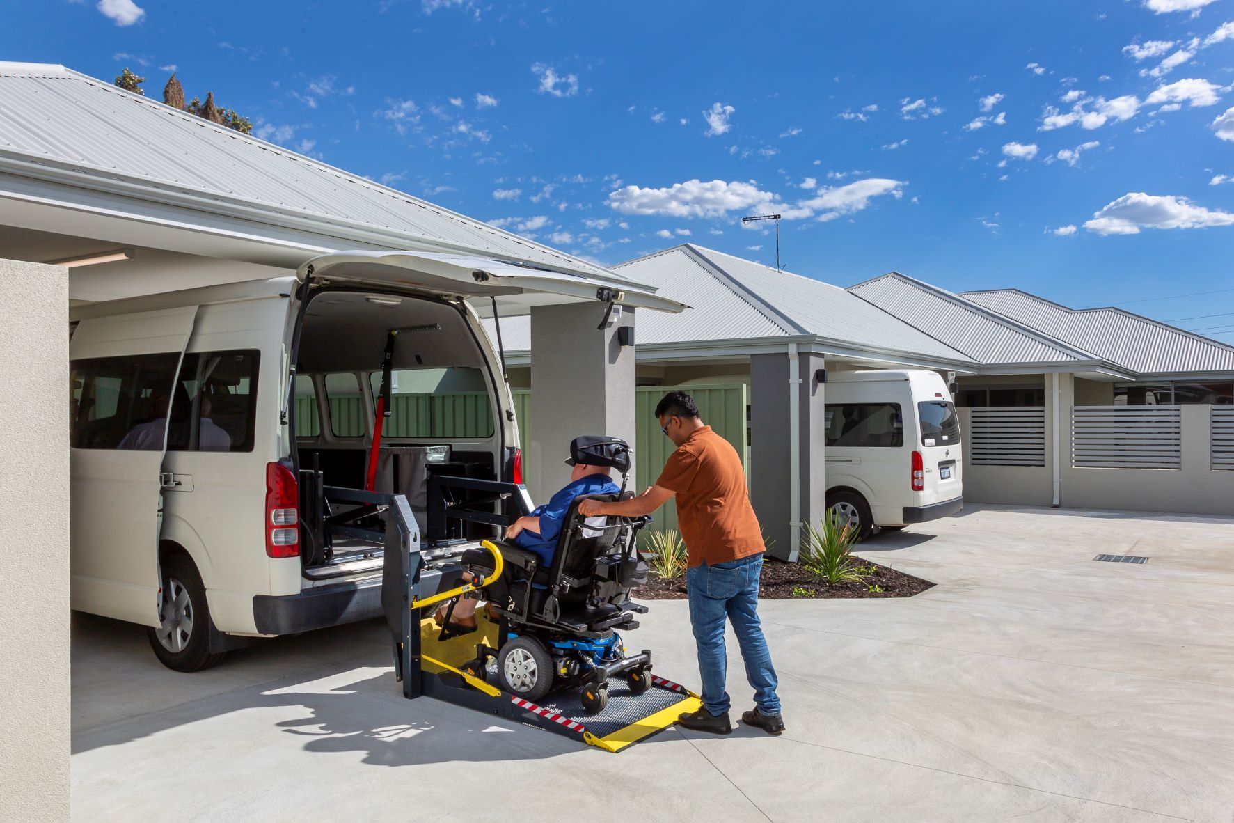 Private accessible parking