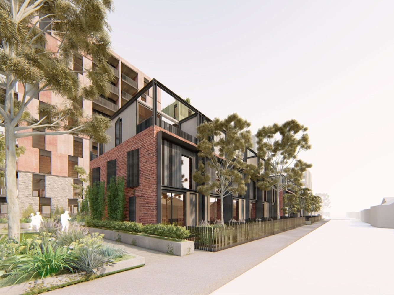 Bangs Street_Prahran_artist_impression_looking_at_Building_E2_from_Bendigo_Street-full