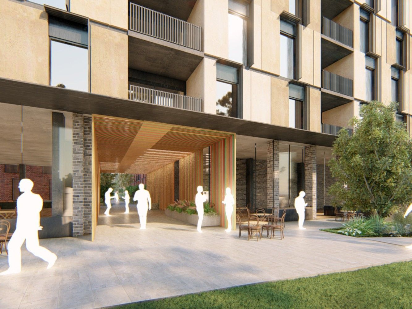 Bangs Street_Prahran_artist_impression_looking_at_the_north-south_link_in_building_D-full