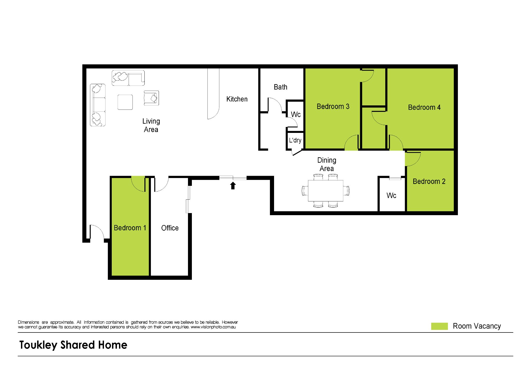 Toukley Shared Home floorplan