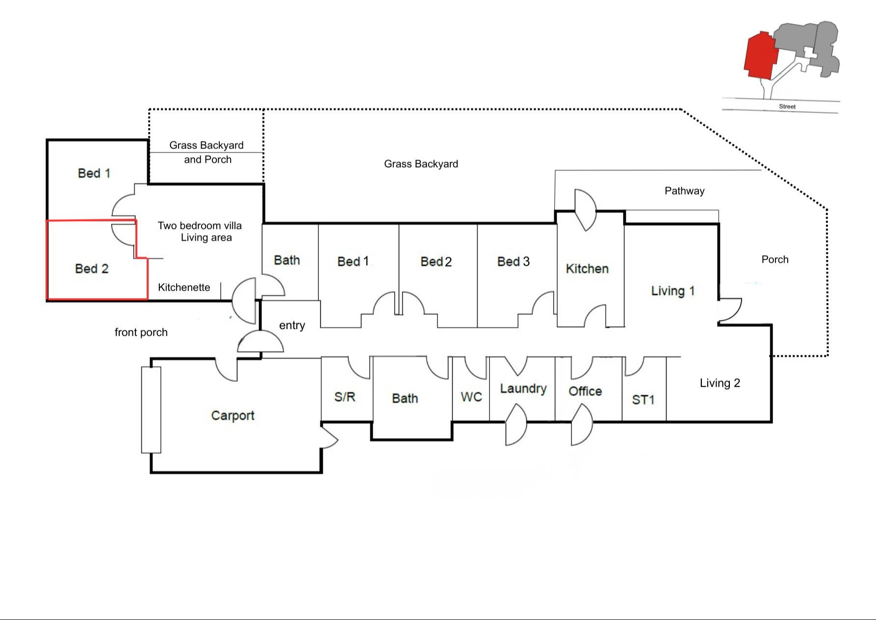 Emu Bonnells Bay small floor plan_Marked