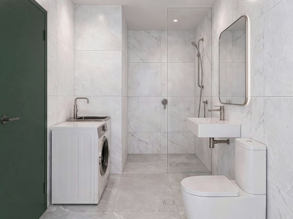 level 1   left bathroom