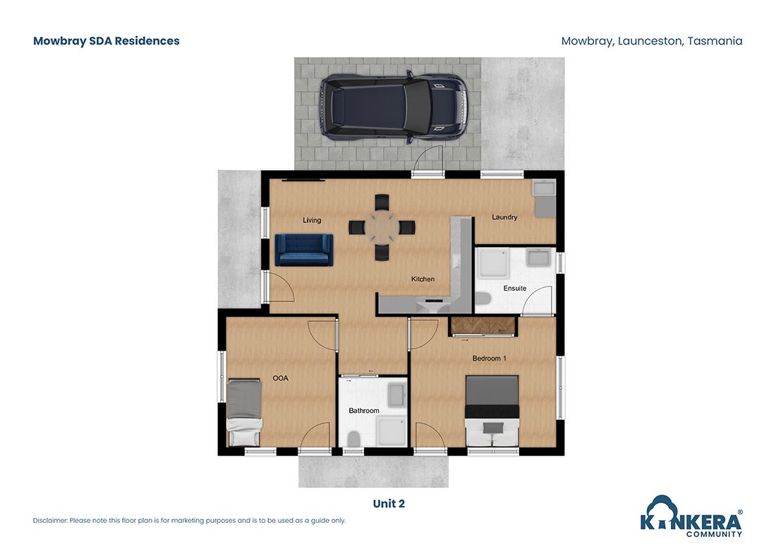 Mowbray SDA Residences TAS_1-2 BR_Robust_House & Villas_Floor Plan3_Small Size