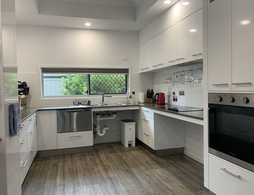 Kitchen adjusted for listing