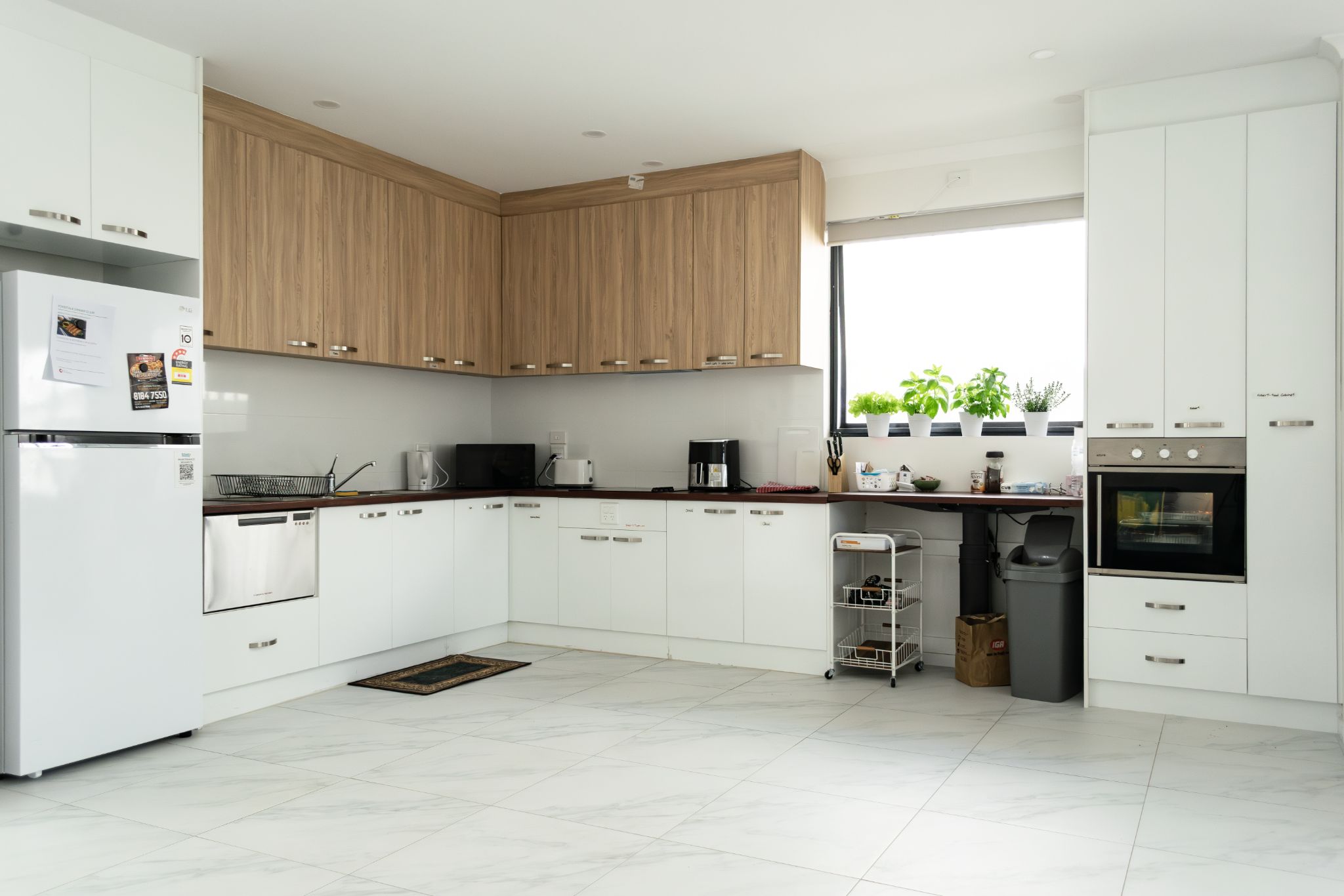 Kitchen with additions