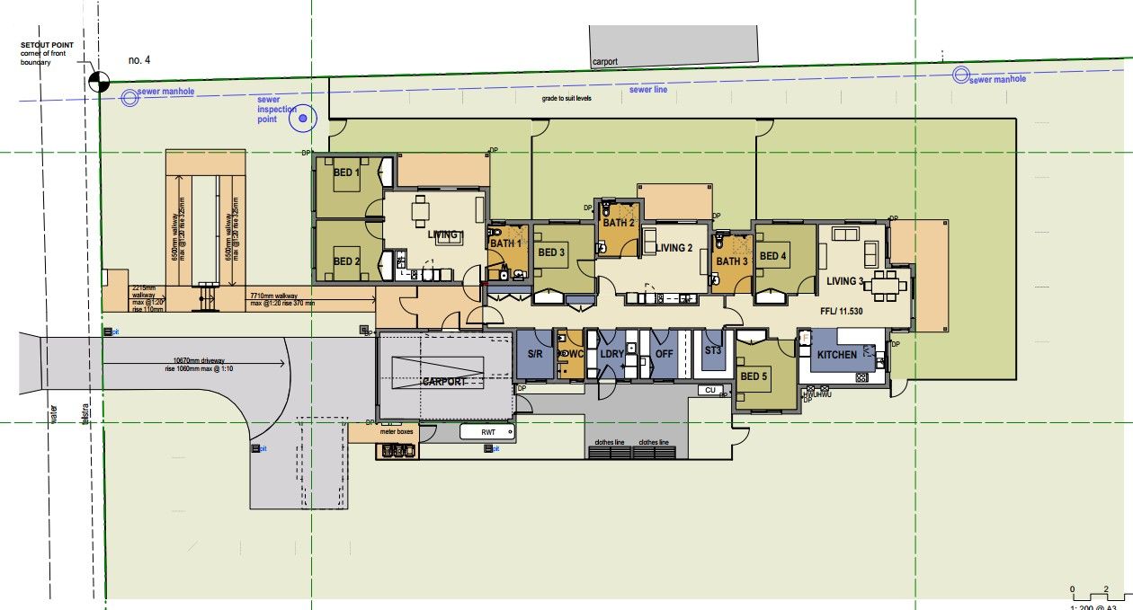 178 Freemans Site Plan