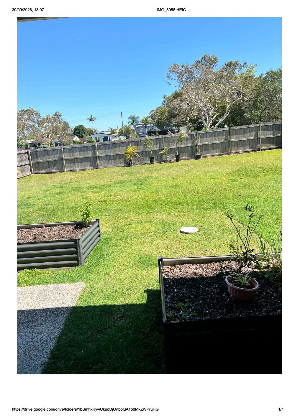 back yard   72 Jupiter Street Maryborough