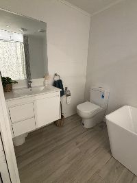 Bathroom back unit