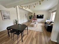 Living room and Dining room