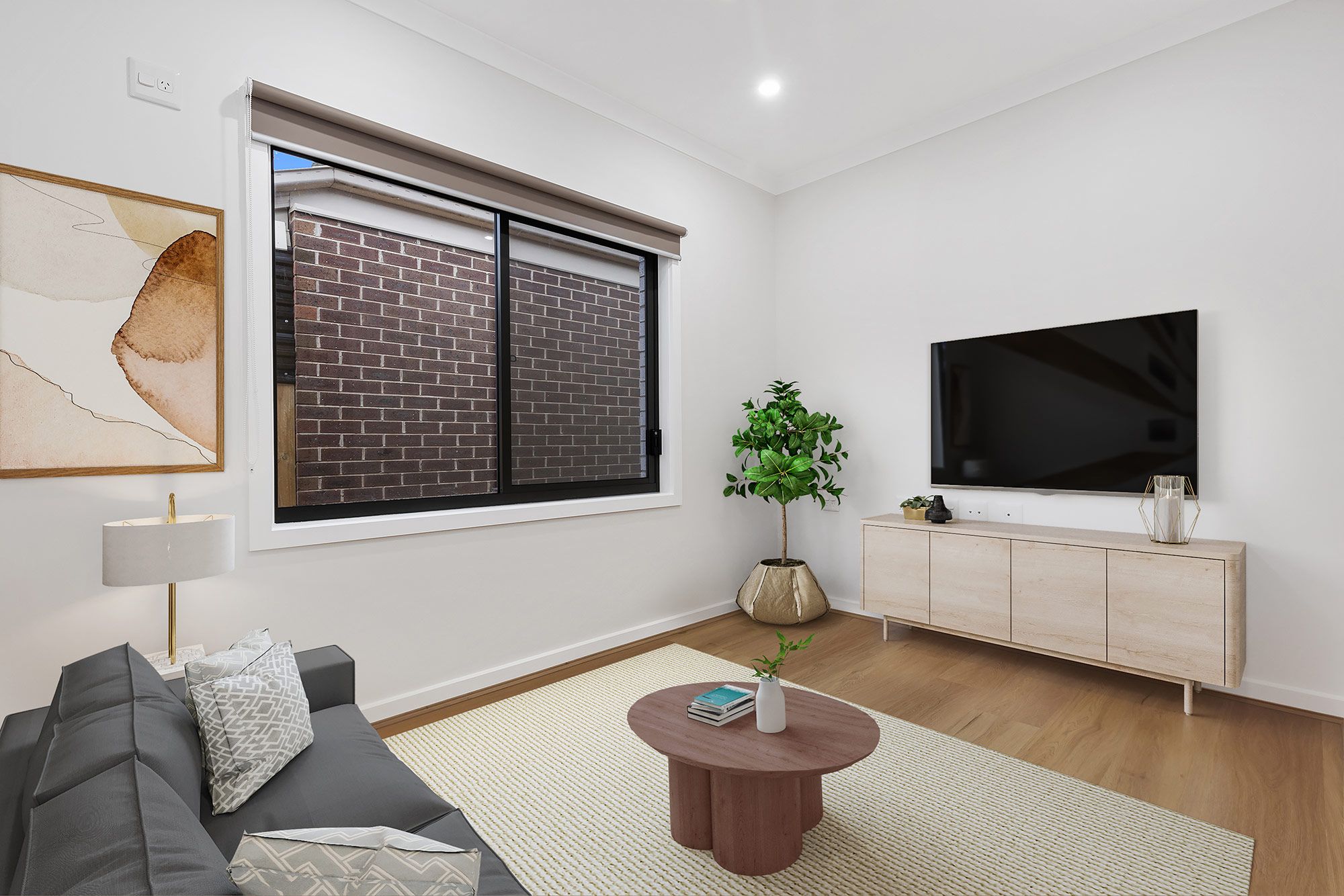 Kitchener   Unit-1-TV-Room-Staged-LR-No-Logo