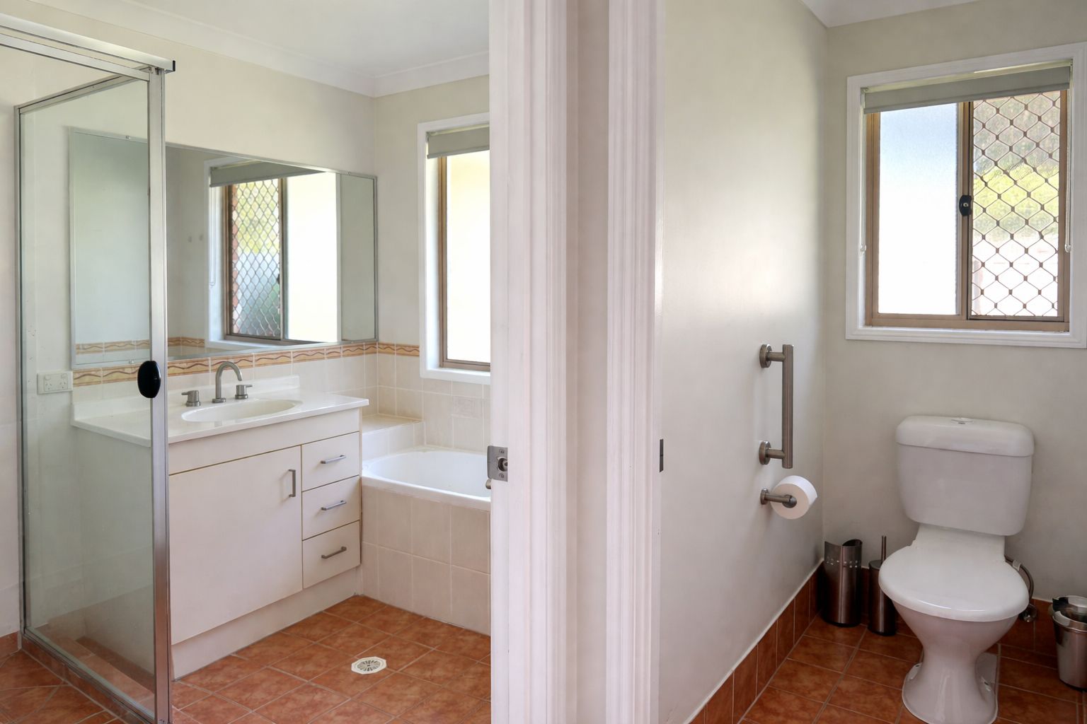 Bathroom and toilet