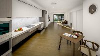 Pearsall interior kitchen dining