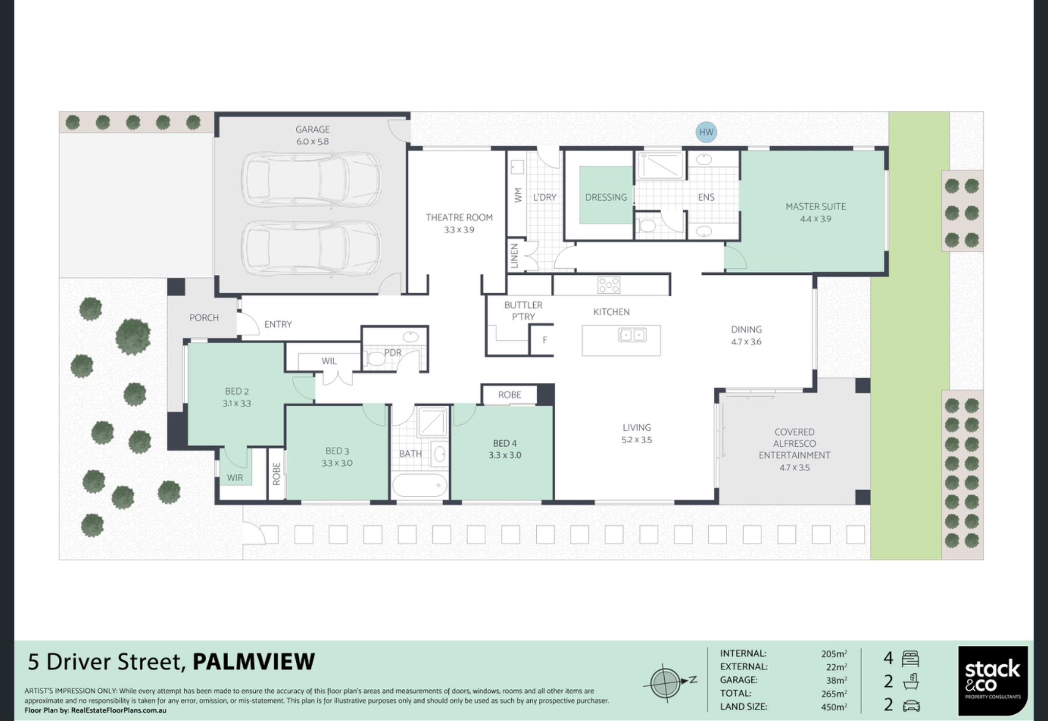Driver Floorplan