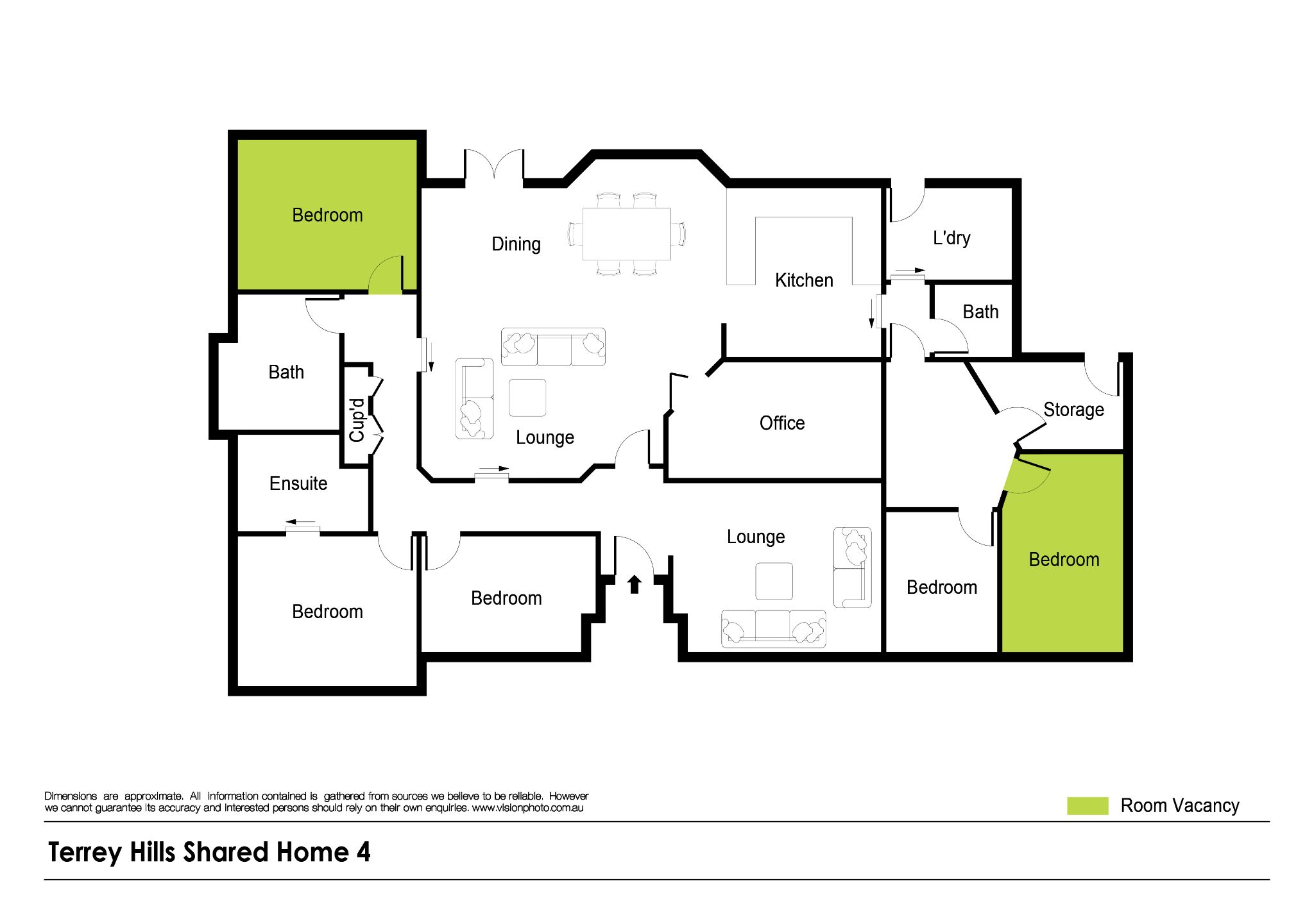 Terrey Hills Shared Home 4 floorplan