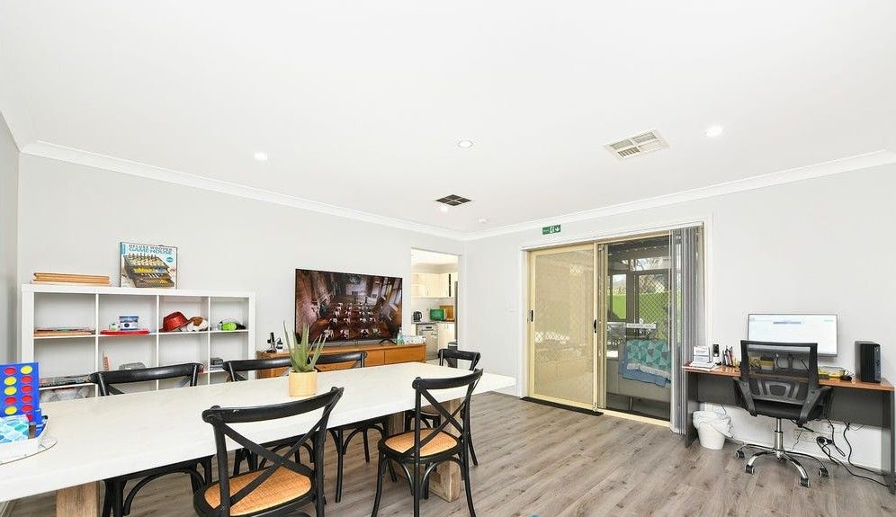 Shared living and dining area