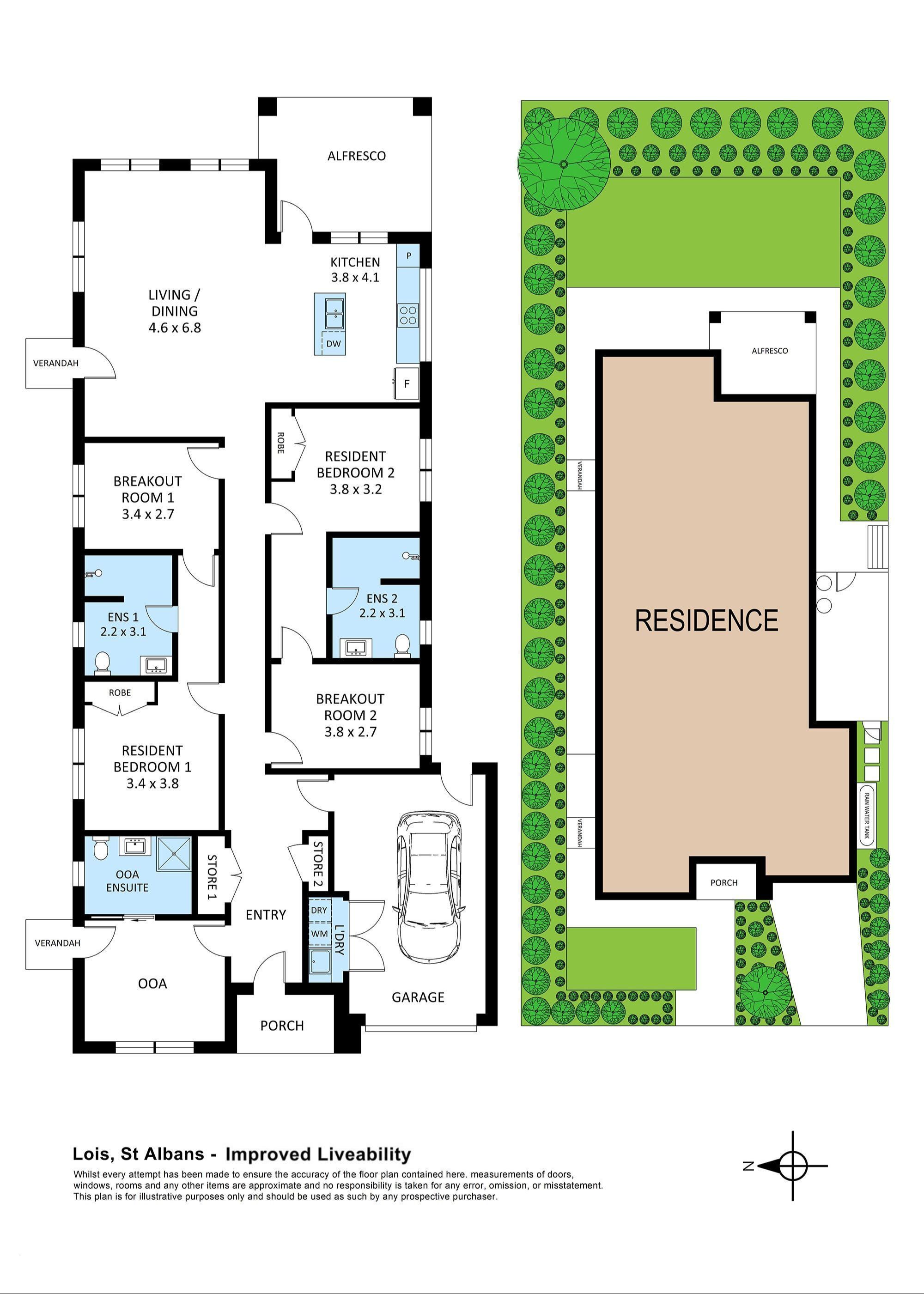 Floorplan   Lois St Albans IL 2 BR (Made on Canva) LR
