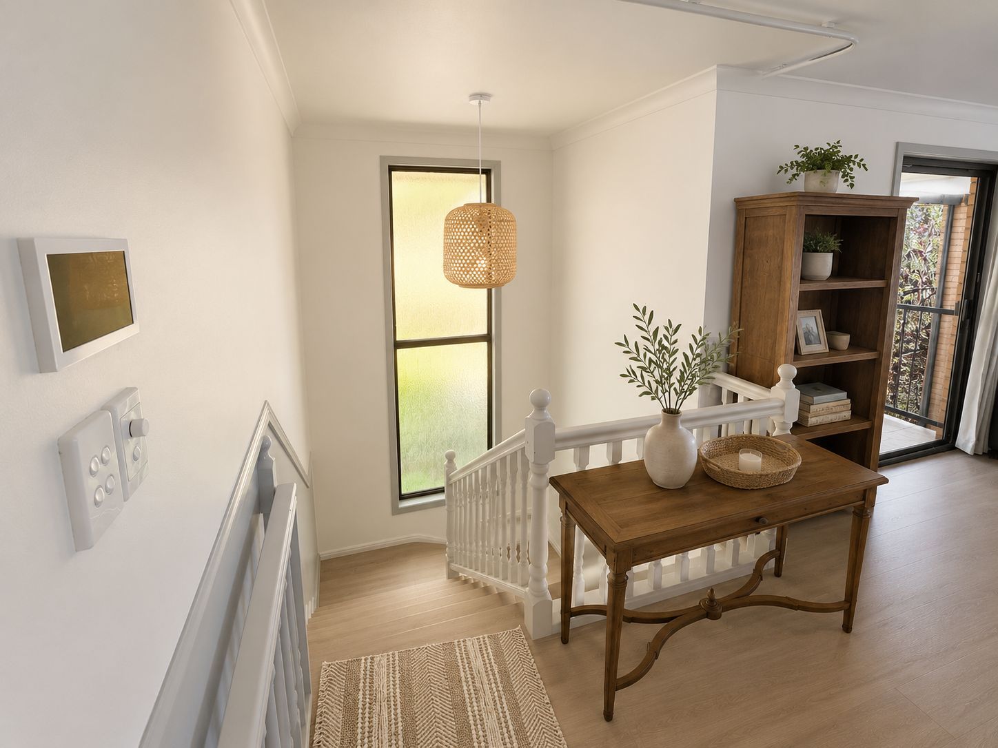 Upstairs entry