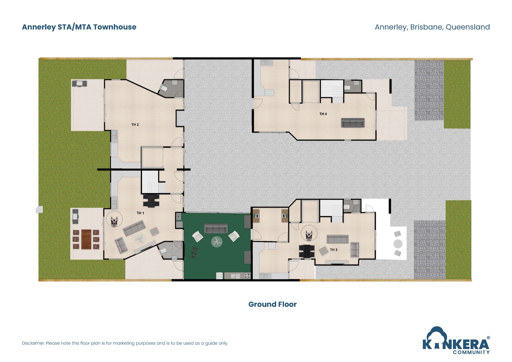 Annerley STA MTA Townhouse_QLD_3 BR_Townhouse_Floorplan