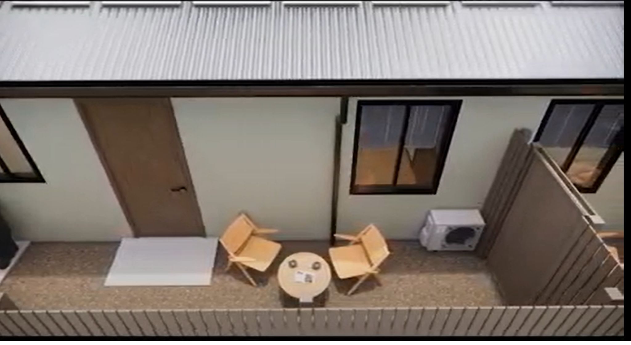 Clyde courtyard Render