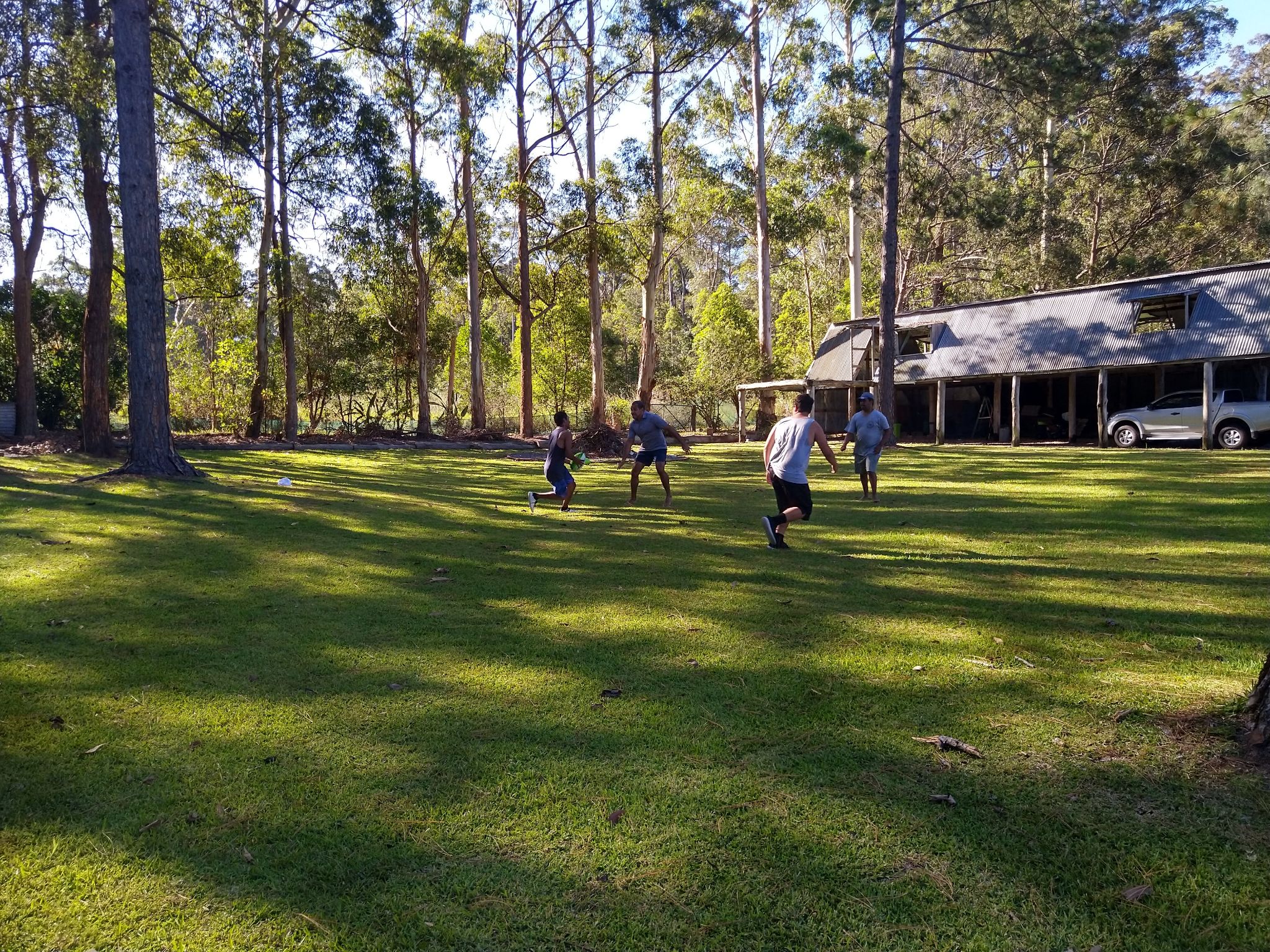 Footy at Shearer