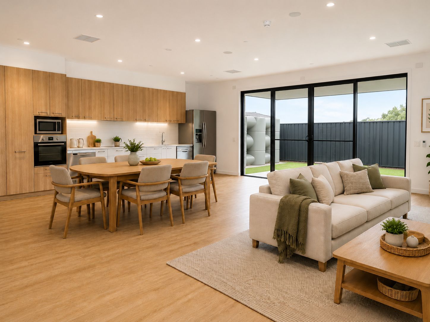 DW1 Seaton Kitchen  living, dining.