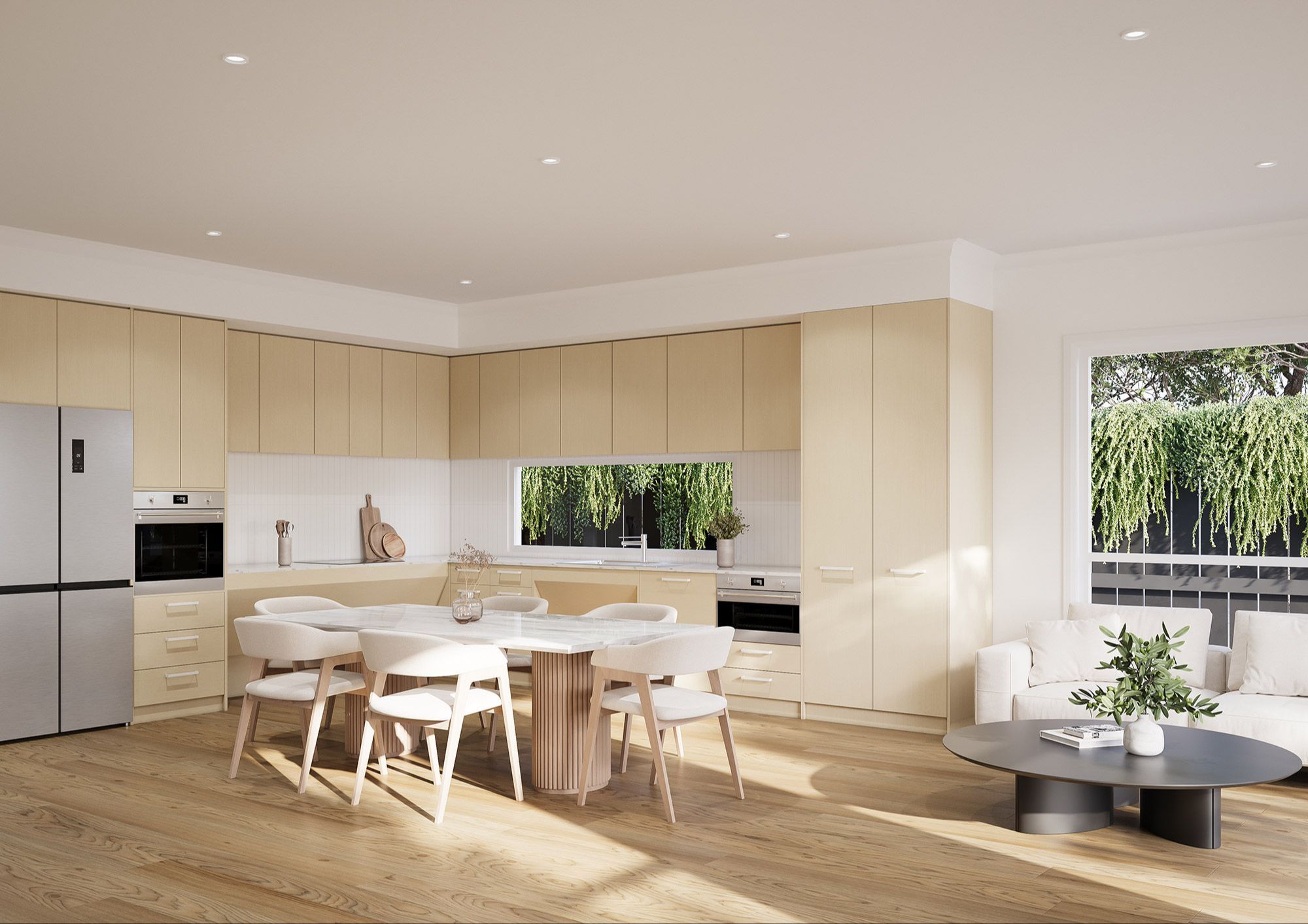 Living Dining Kitchen LR