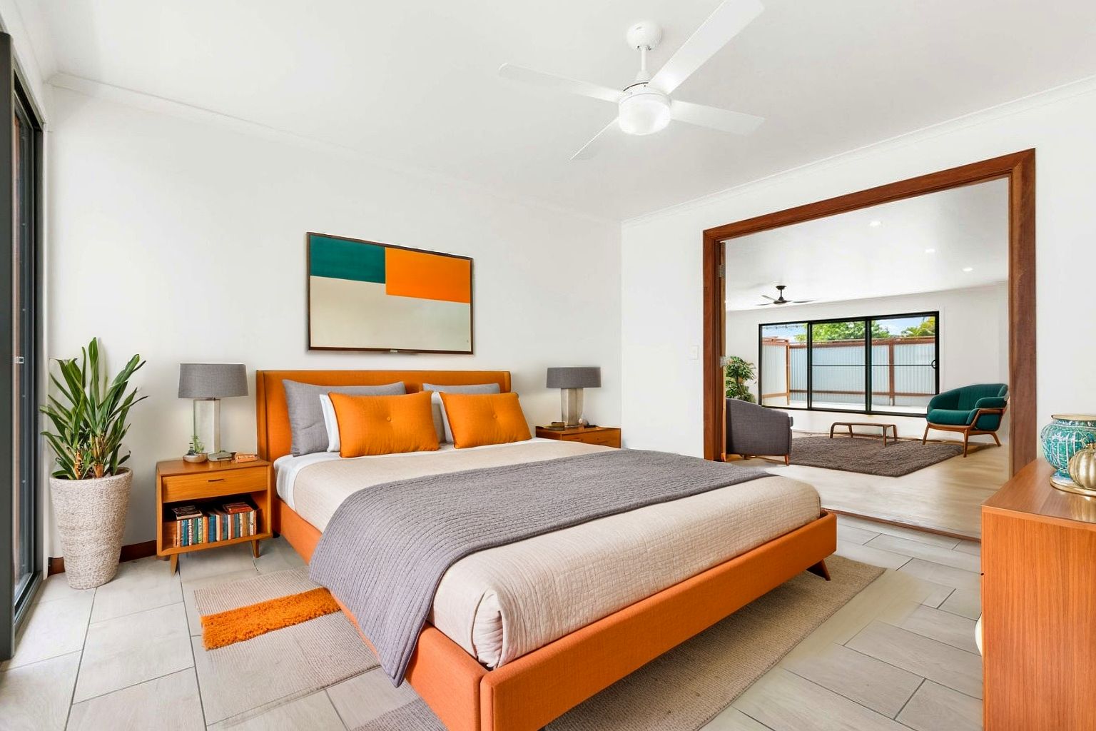 Staged Staff Bedroom