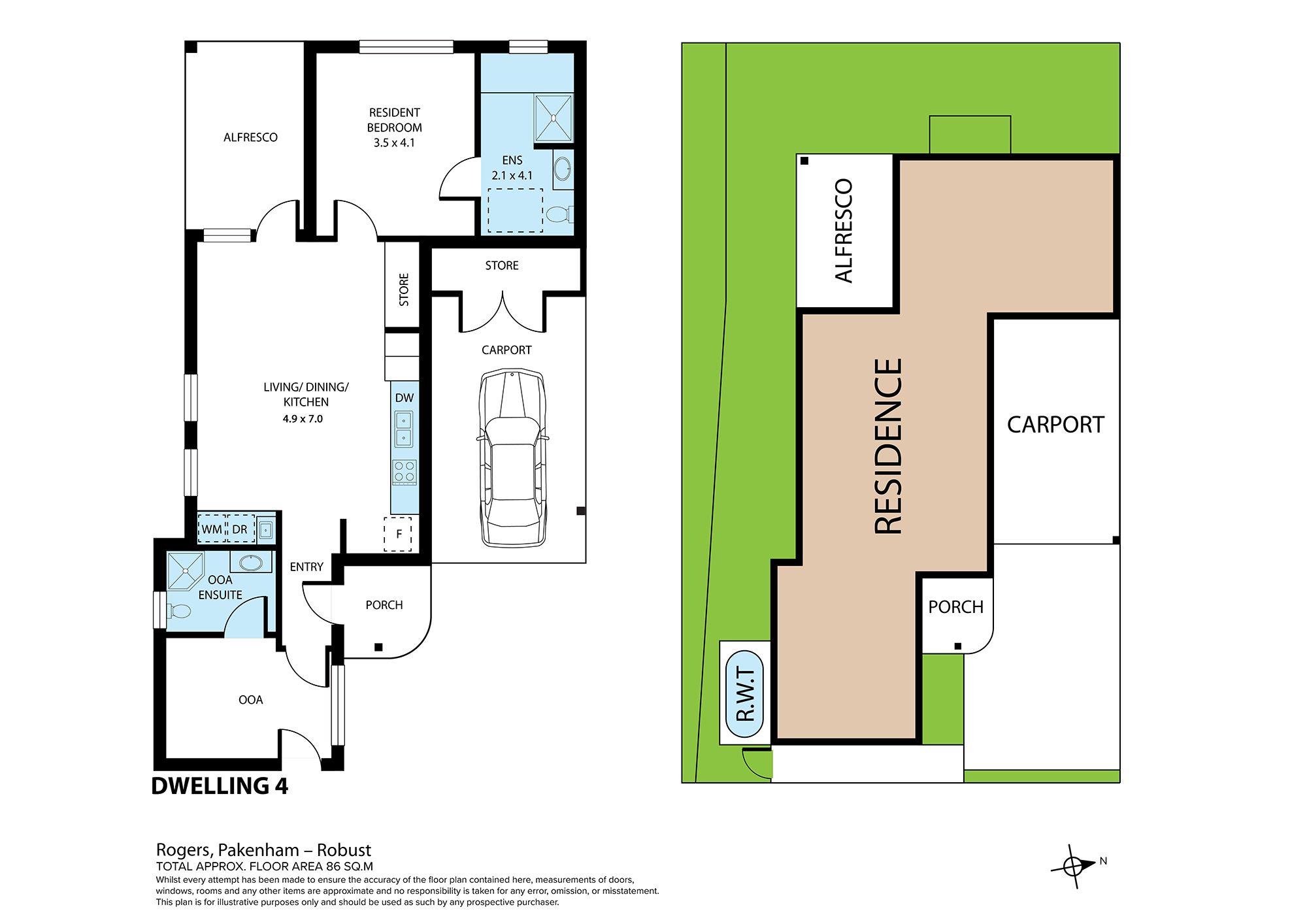 Floorplan   Rogers Pakenham Dwelling 4 Robust LR