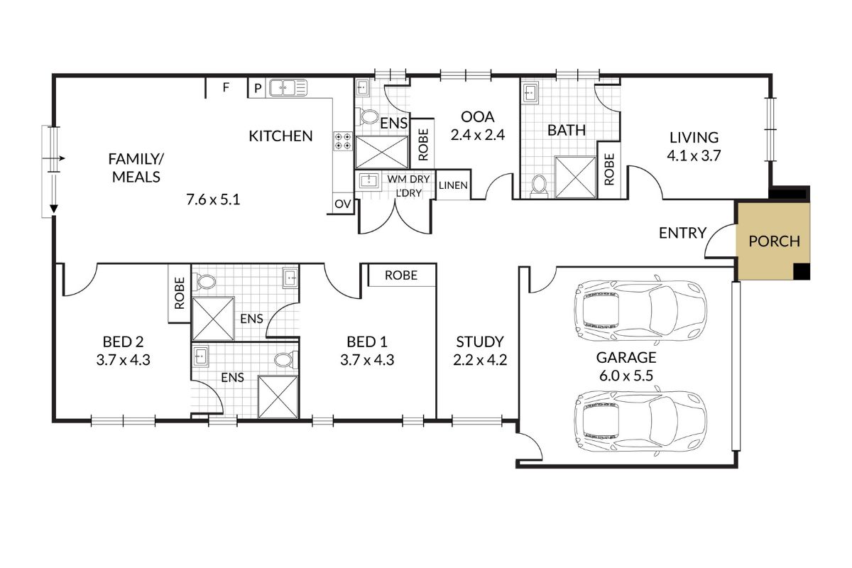 Tarneit 46 Floorplan