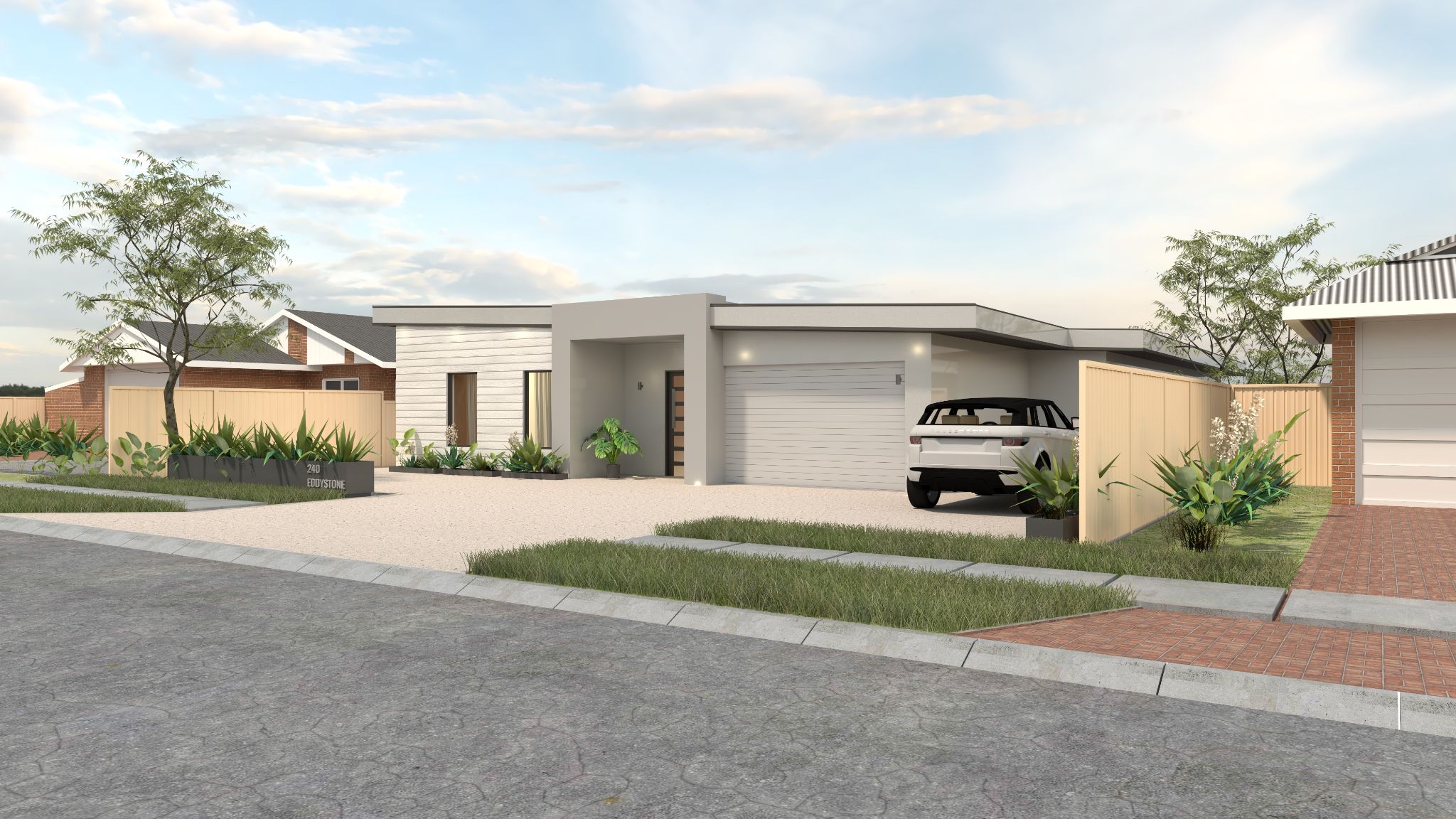 240 Eddystone   House (Offset dusk)