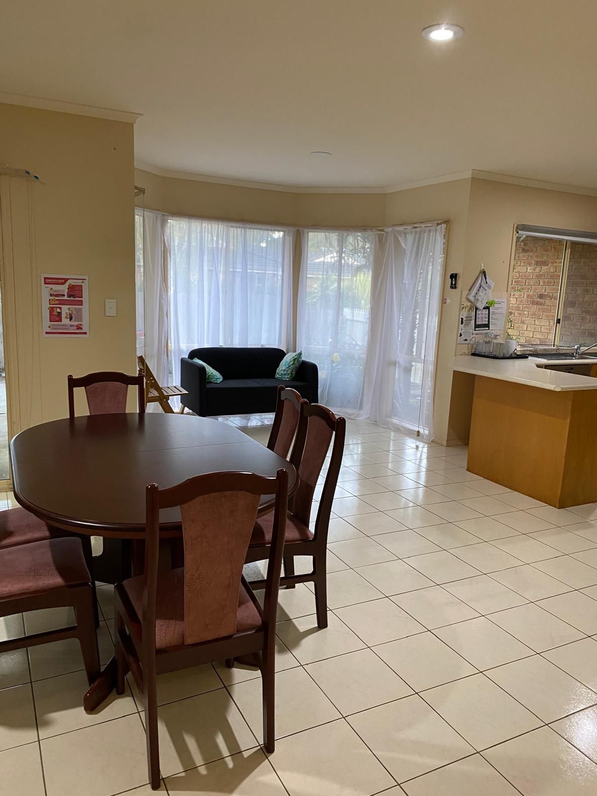 Grady dining and sitting area