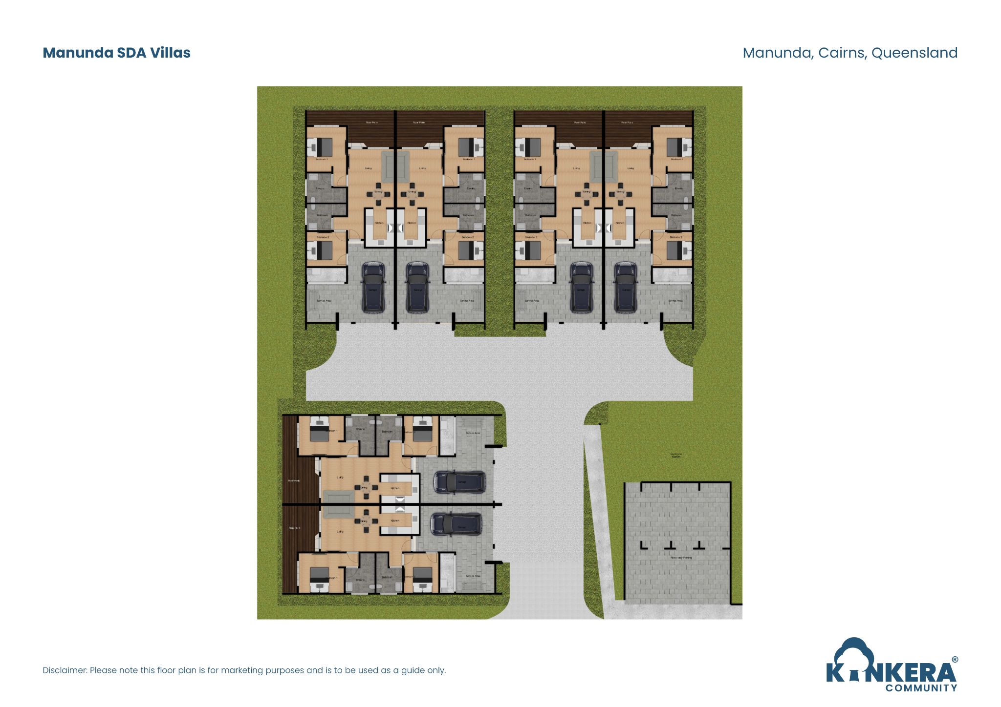 Manunda SDA Villas QLD_2 BR_Robust_Villas_FloorPlan
