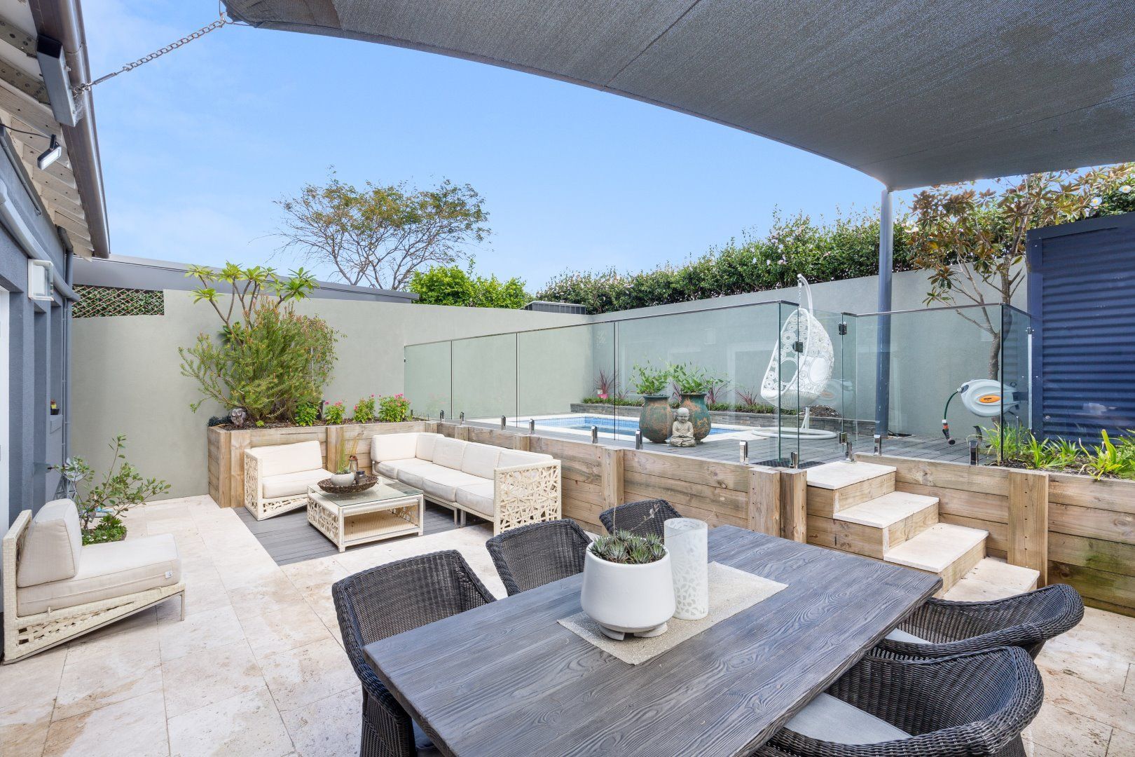 Back garden area