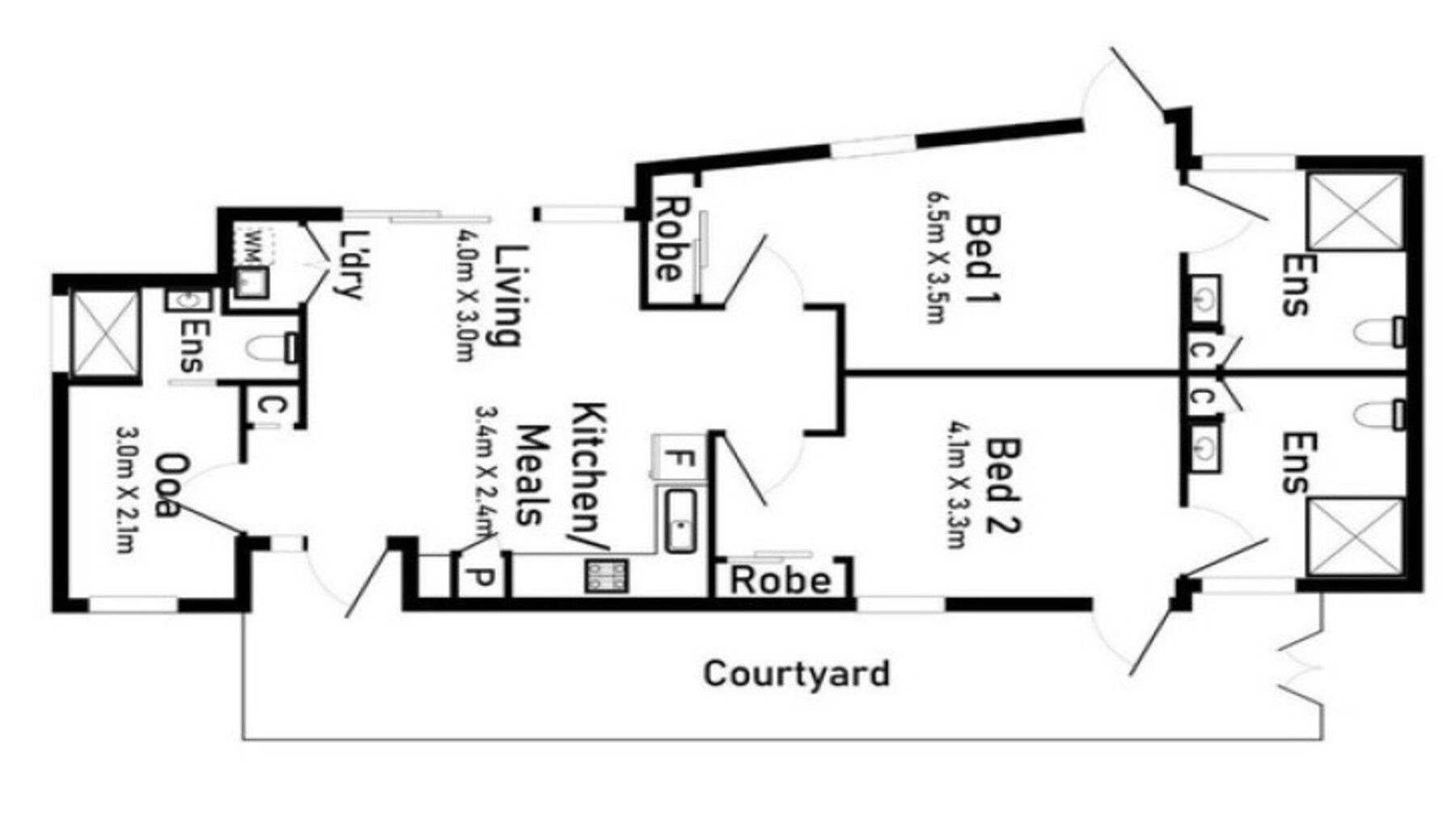 10a Boyd Cres Floorplan Villa  1)
